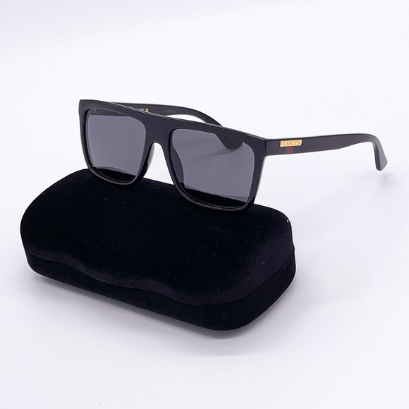 NEW GUCCI MEN BLACK SUNGLASSES - Picture 2 of 6